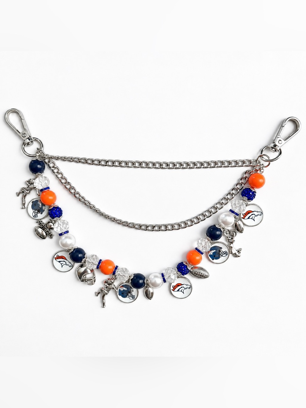Denver Broncos Bag Chain Bag Charm